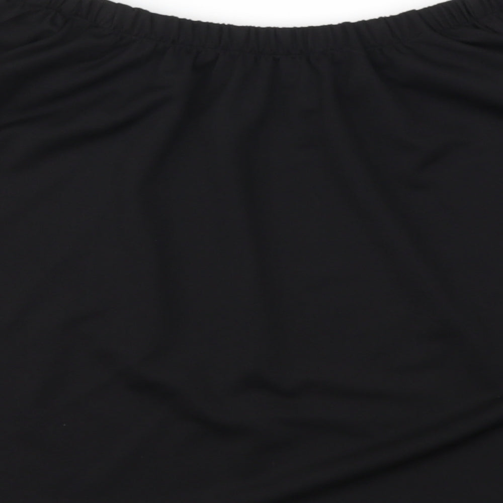 Preworn Womens Black   Basic T-Shirt Size 16