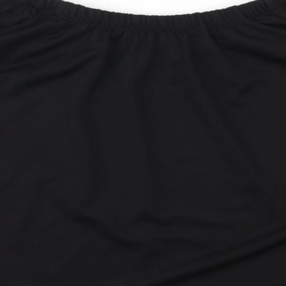 Preworn Womens Black   Basic T-Shirt Size 16