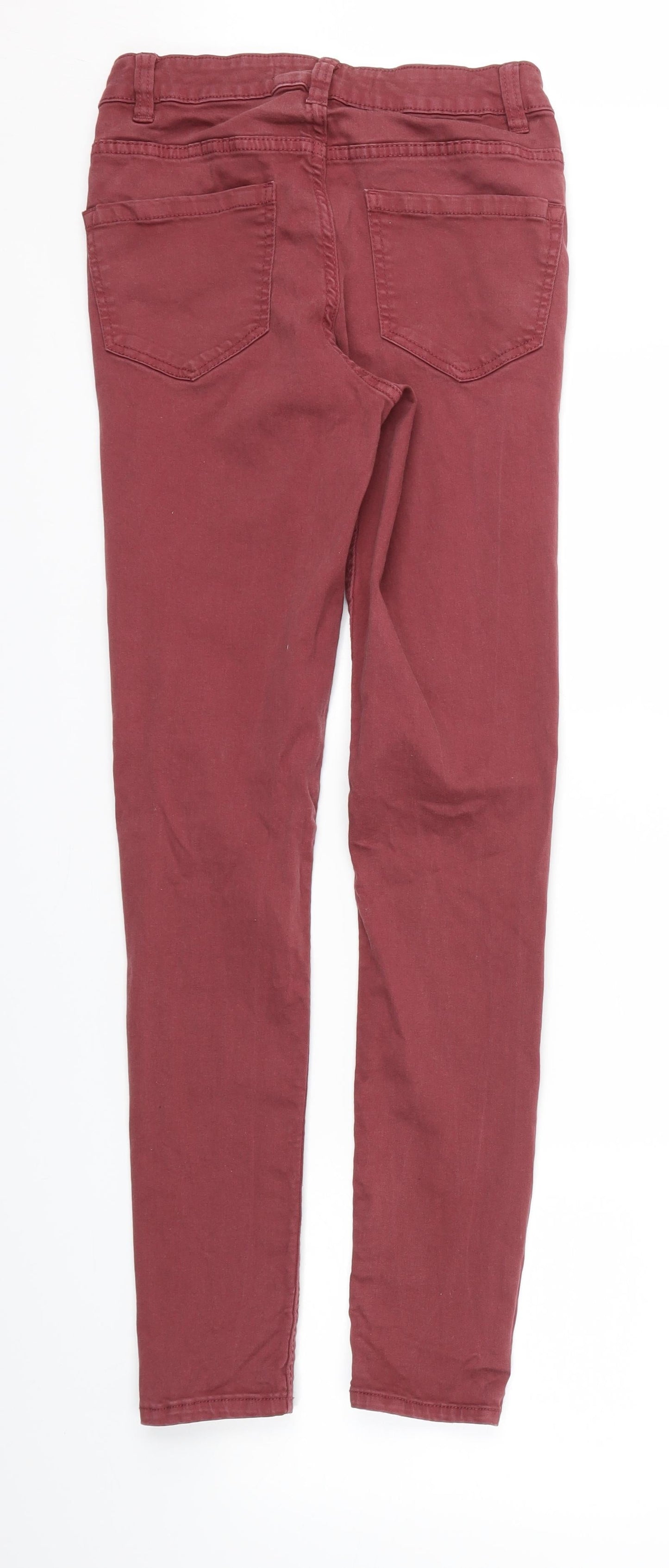 George Womens Red   Skinny Jeans Size 8 L30 in