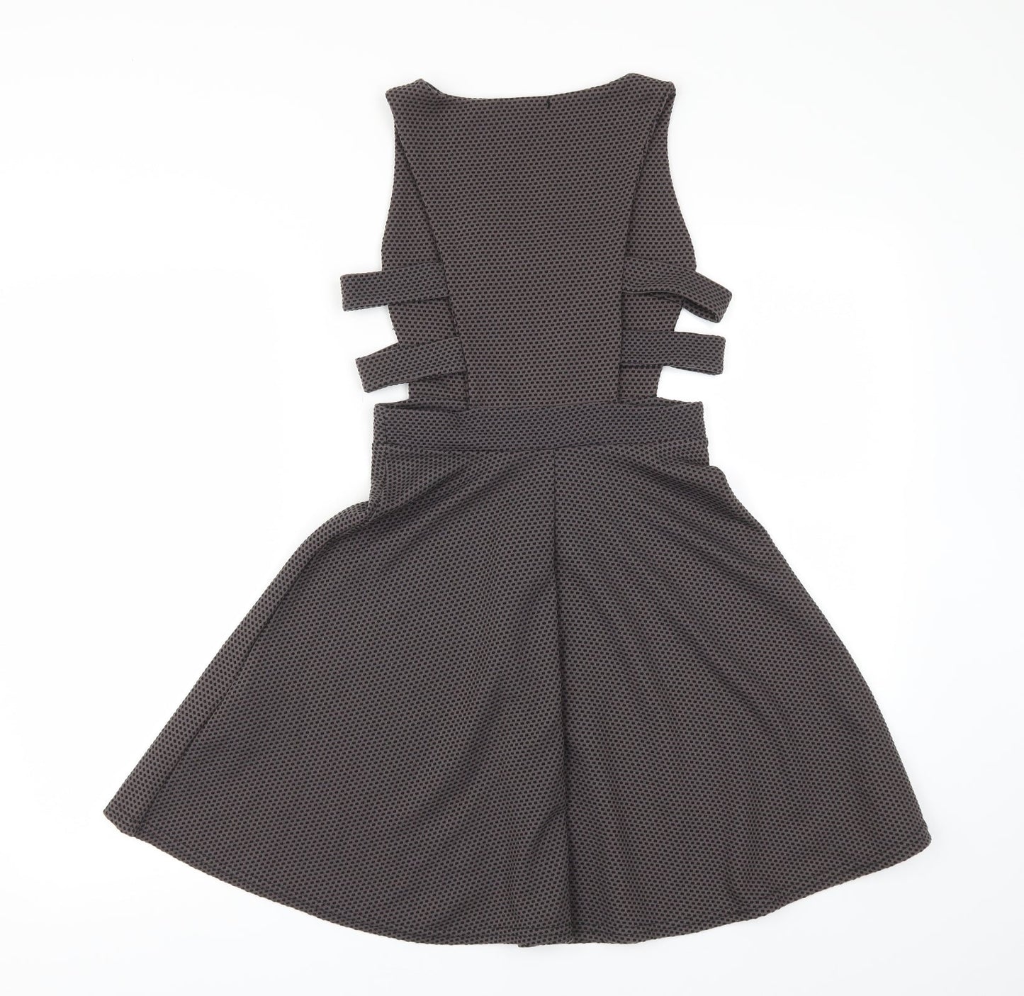 Boohoo Womens Brown   Fit & Flare  Size 6