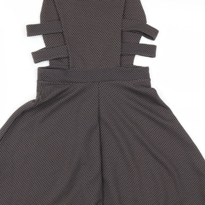 Boohoo Womens Brown   Fit & Flare  Size 6