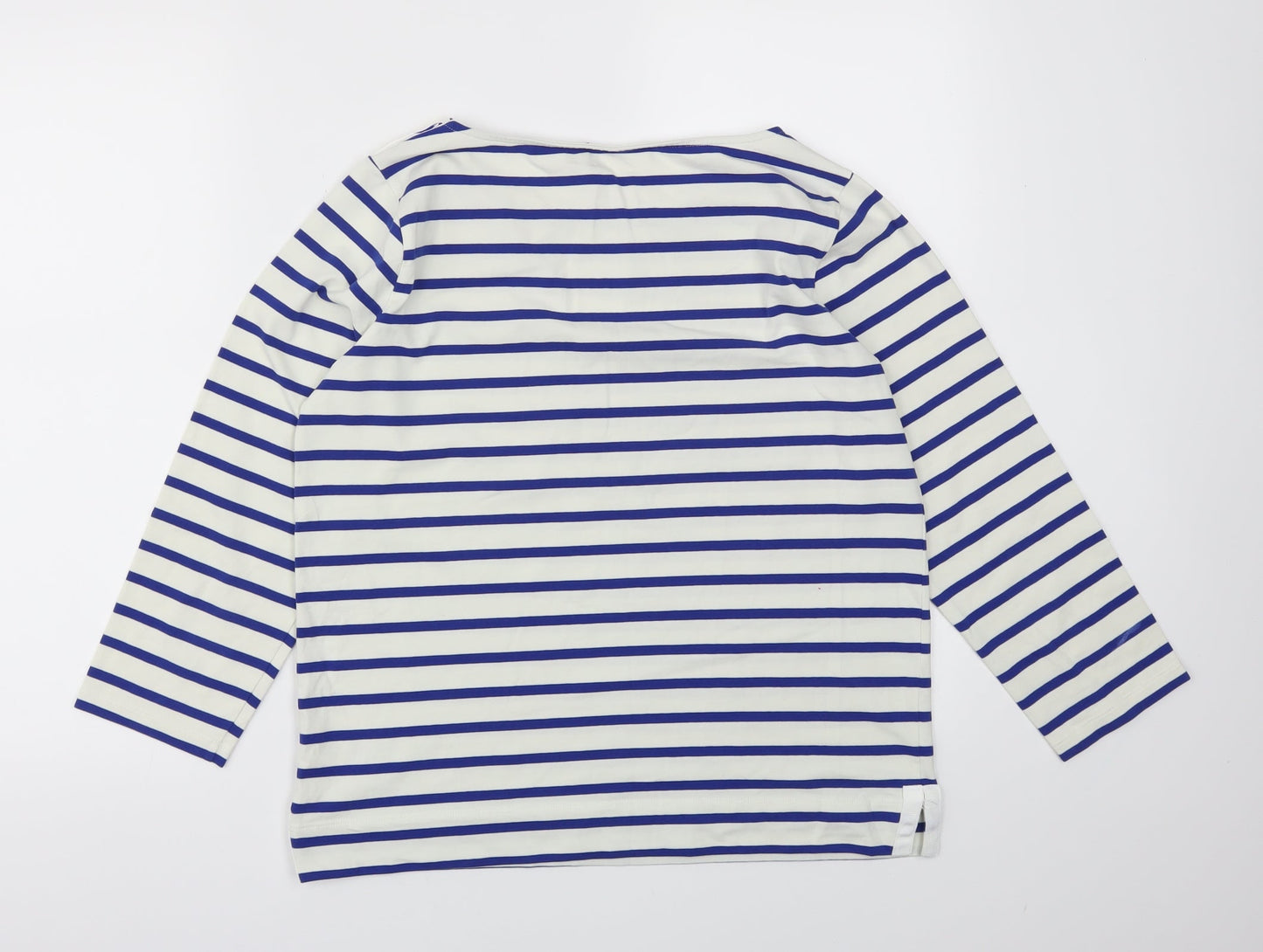 Womens UK Size M Preworn Blue Basic Polo
