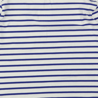 Womens UK Size M Preworn Blue Basic Polo