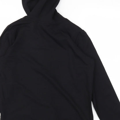 Preworn Girls Black   Full Zip Jumper Size 13-14 Years
