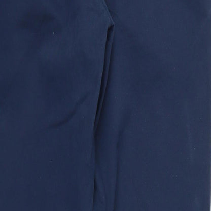 Womens UK Size 32 in Next Relaxed Fit Capri Blue Trousers