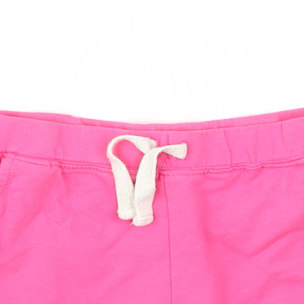 I love girls wear Girls Pink   Cut-Off Shorts Size 9 Years