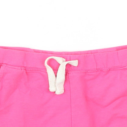 I love girls wear Girls Pink   Cut-Off Shorts Size 9 Years