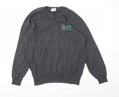 Performa Mens Grey   Pullover Sweatshirt Size M