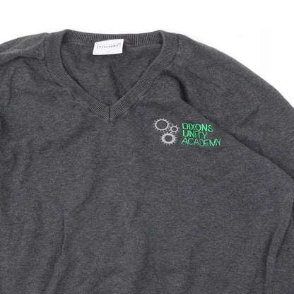 Performa Mens Grey   Pullover Sweatshirt Size M