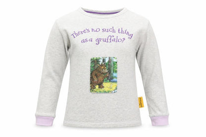 Front view of Marks & Spencer girls’ grey animal print basic t-shirt, size 5-6, years