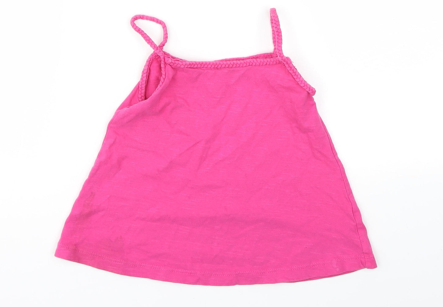 George Girls Pink   Basic T-Shirt Size 3-4 Years