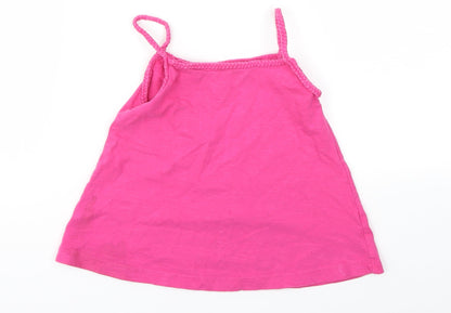 George Girls Pink   Basic T-Shirt Size 3-4 Years