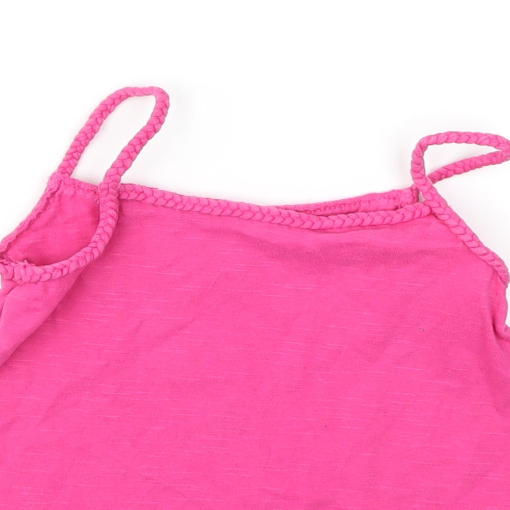 George Girls Pink   Basic T-Shirt Size 3-4 Years