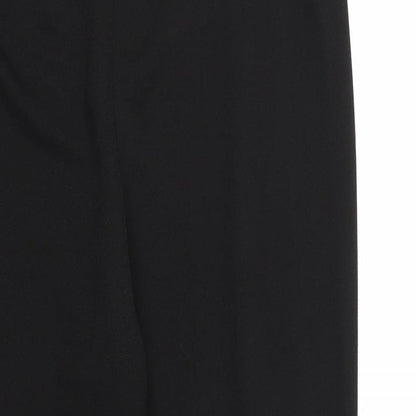 Womens UK Size 16 Preworn Regular Fit  Black Trousers