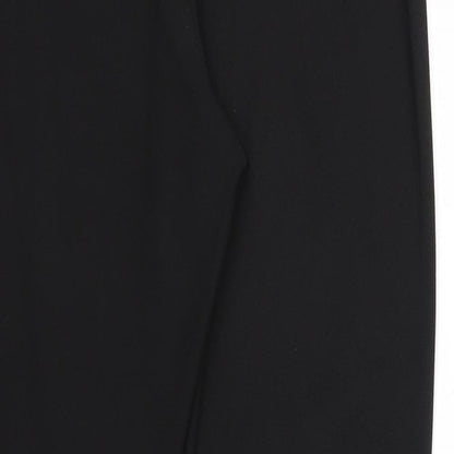Womens UK Size 16 Preworn Regular Fit  Black Trousers