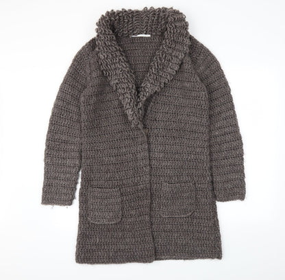 TRULY BY PARIS TWO  Womens Brown   Cardigan Jumper Size S
