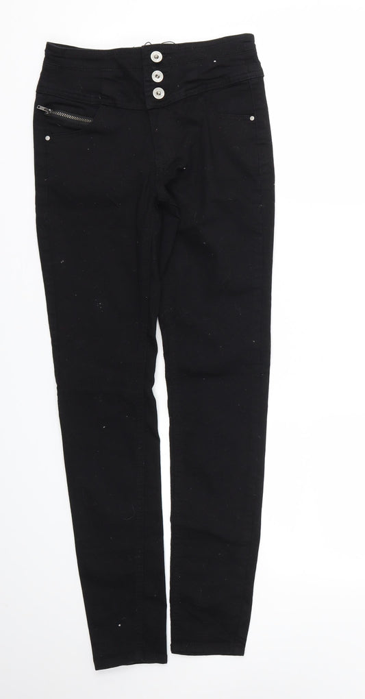 DENIM &CO  Womens Black   Skinny Jeans Size 6 L29 in