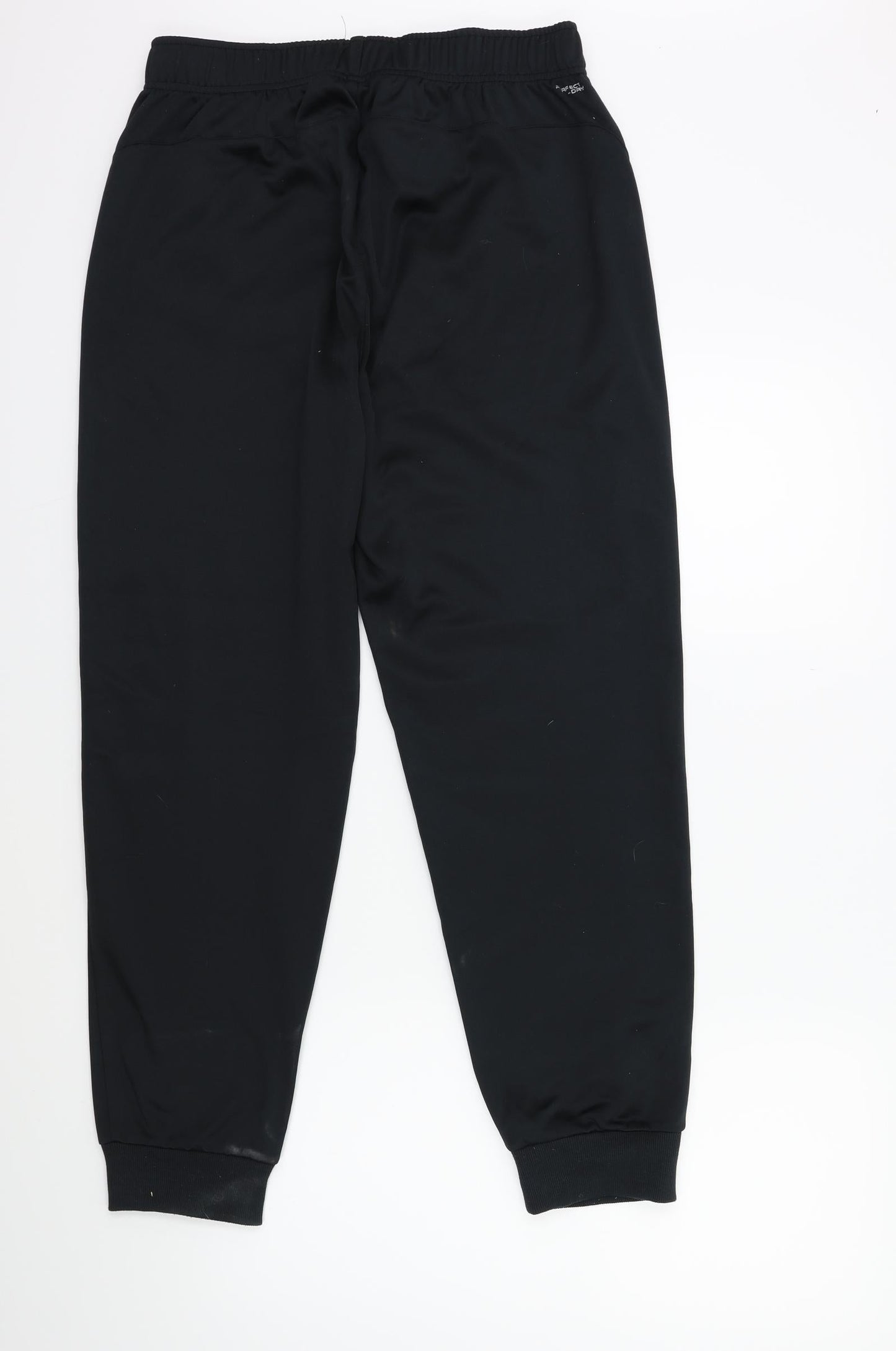 Mens UK Size M VICTOR Regular Fit Sweatpants Black Trousers