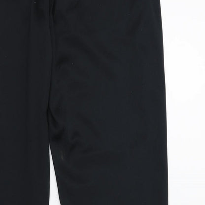 Mens UK Size M VICTOR Regular Fit Sweatpants Black Trousers