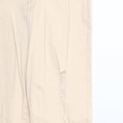 Denim & Co. Girls Beige  Denim Skinny Jeans Size 10-11 Years