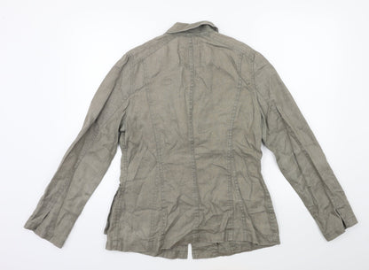 Per Una Womens Brown   Jacket Blazer Size 12