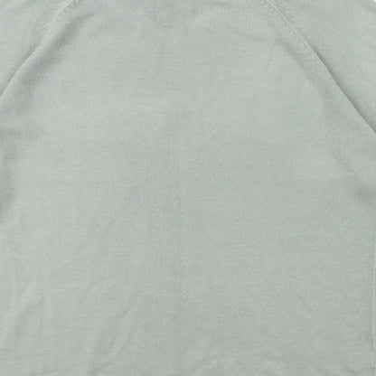 zantos Mens Green  Knit Pullover Jumper Size S