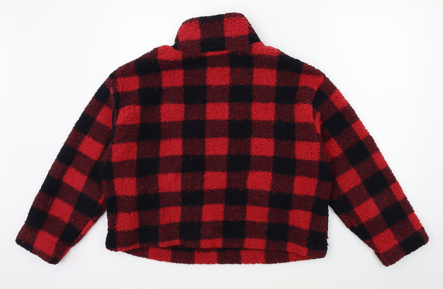 Primark Womens Red Check Flannel Jacket  Size 10