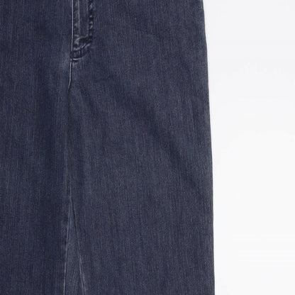 LAURA DI SARPI Womens Blue  Denim Straight Jeans Size 28 in L30 in