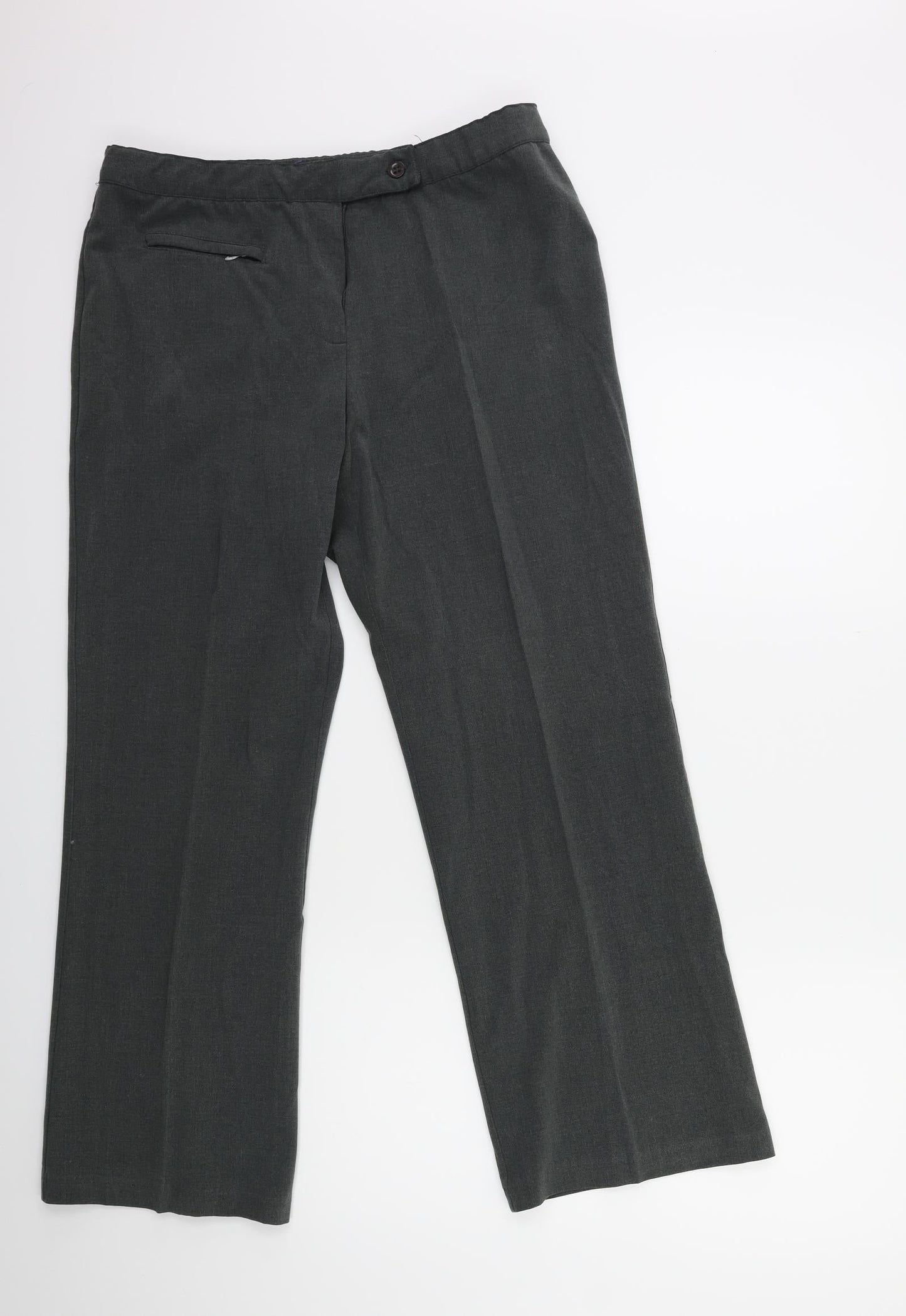 Autonomy Womens Grey   Trousers  Size 14 L28 in