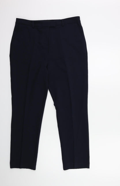 Womens UK Size 12 Papaya Regular Fit  Blue Trousers