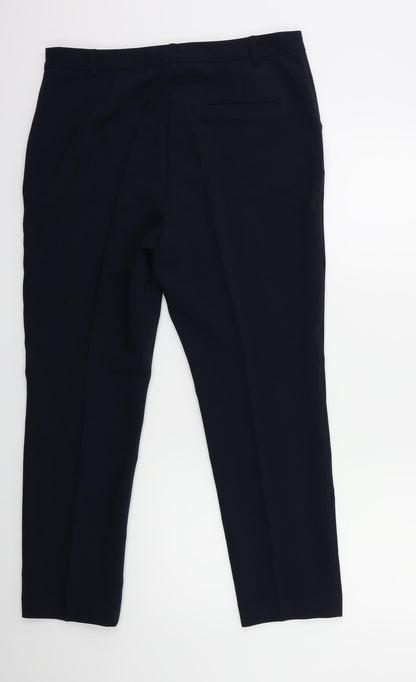 Womens UK Size 12 Papaya Regular Fit  Blue Trousers