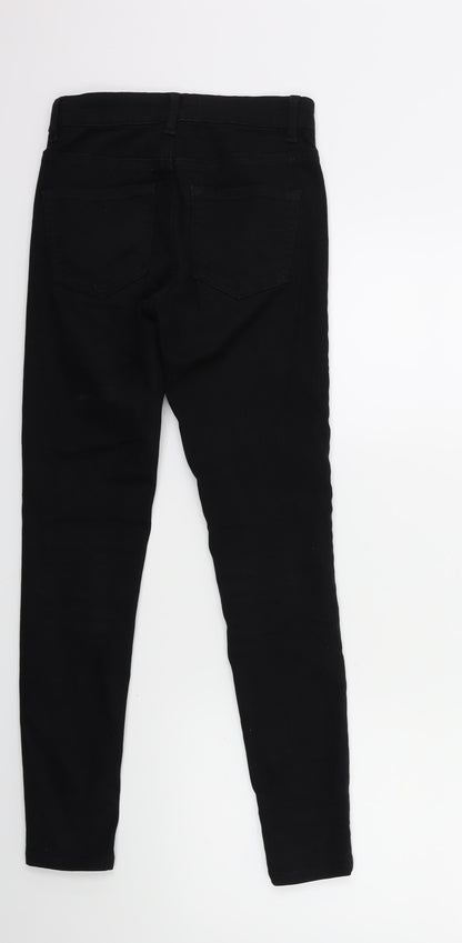 Denim & Co. Womens Black  Denim Skinny Jeans Size 6 L27 in