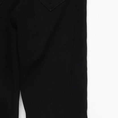 Denim & Co. Womens Black  Denim Skinny Jeans Size 6 L27 in