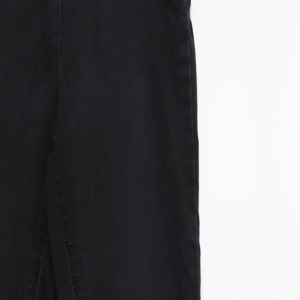 Matalan Womens Black  Denim Skinny Jeans Size 10 L28 in
