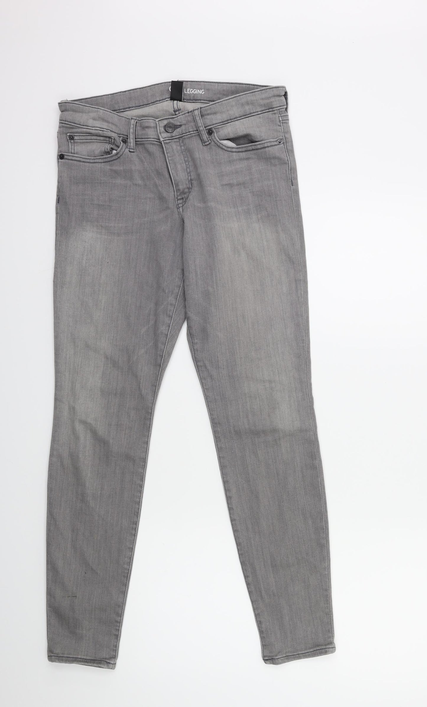 Gap Womens Grey  Denim Skinny Jeans Size 10 L30 in