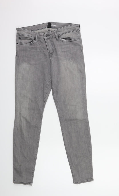 Gap Womens Grey  Denim Skinny Jeans Size 10 L30 in
