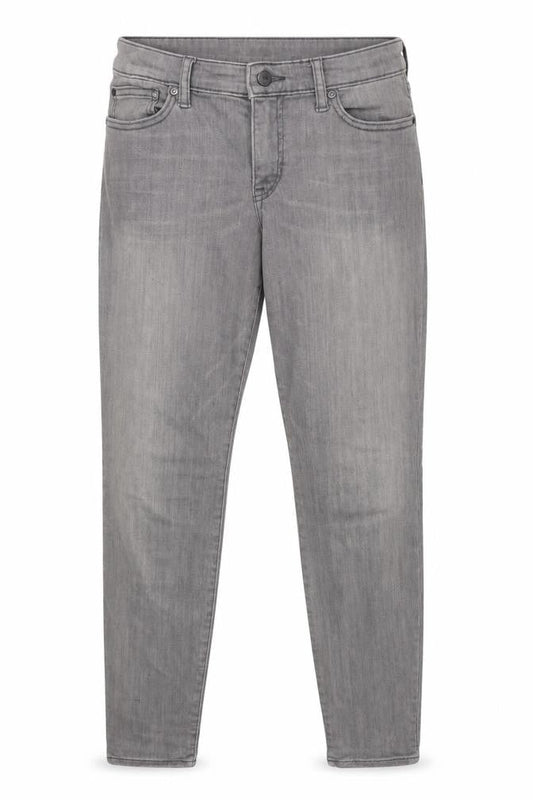 Front view of Gap women’s grey denim skinny jeans, size UK 10, 30-inch leg