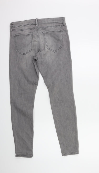 Gap Womens Grey  Denim Skinny Jeans Size 10 L30 in