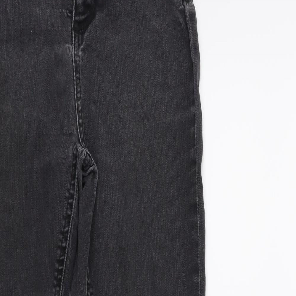 Missguided Womens Black  Denim Skinny Jeans Size 8 L27 in