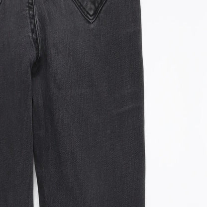 Missguided Womens Black  Denim Skinny Jeans Size 8 L27 in