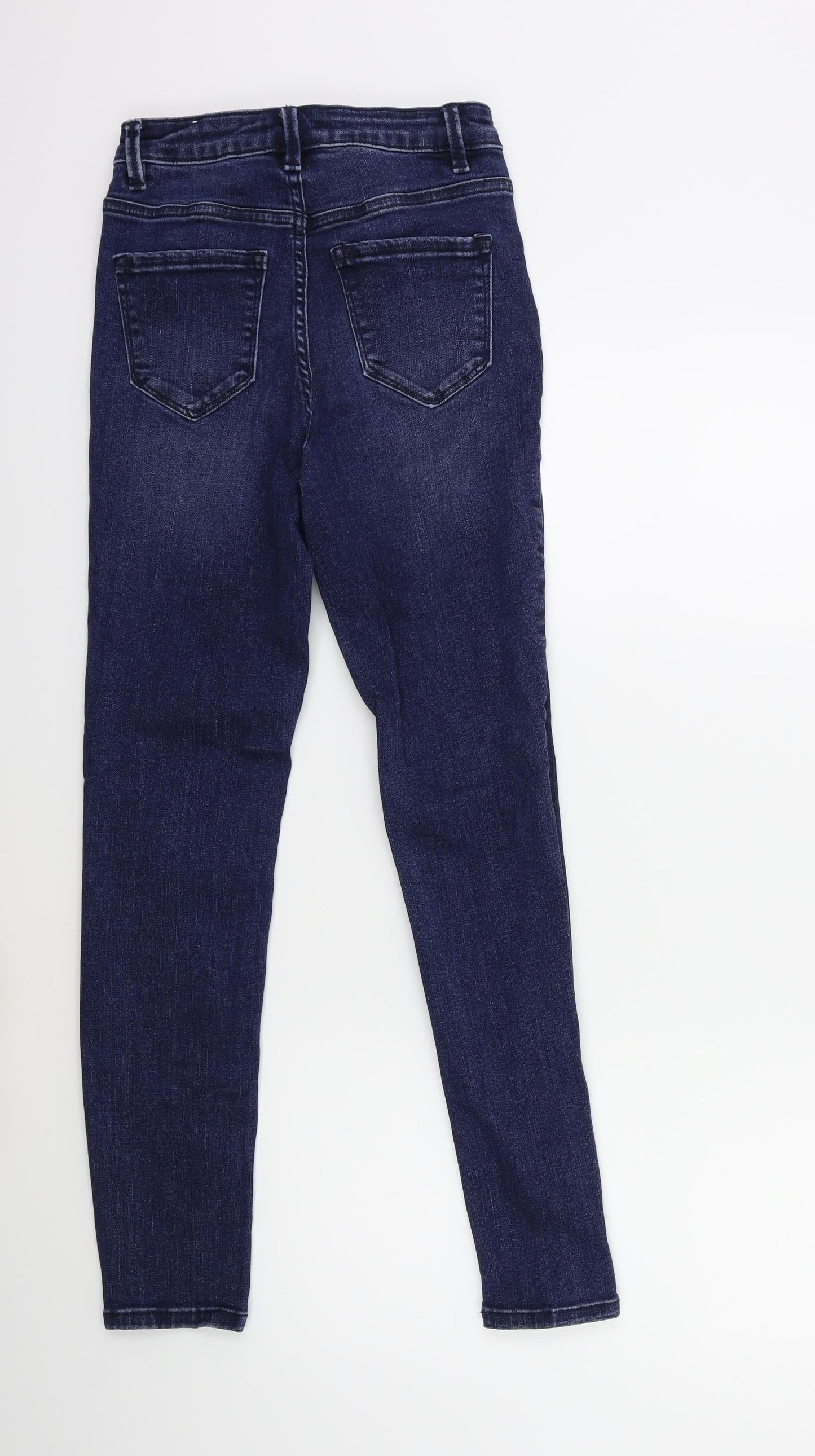 Womens UK Size 23 in Pimkie Regular Fit Skinny Blue Jeans