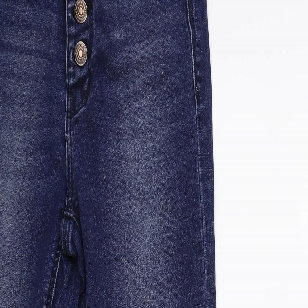 Womens UK Size 23 in Pimkie Regular Fit Skinny Blue Jeans