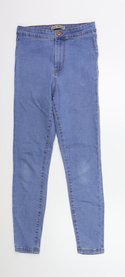 Denim & Co. Womens Blue  Denim Skinny Jeans Size 10 L27 in