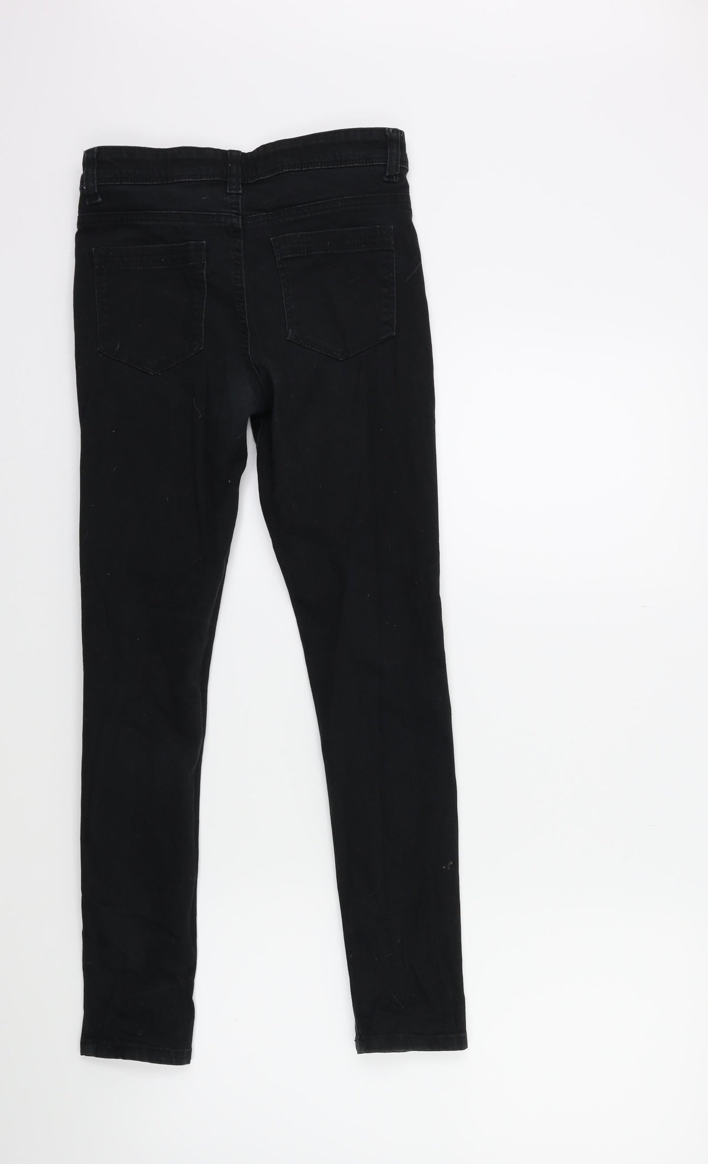 Denim & Co. Girls Black  Denim Skinny Jeans Size 10 Years