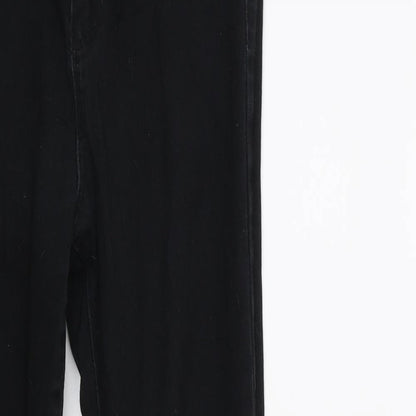 Denim & Co. Girls Black  Denim Skinny Jeans Size 10 Years
