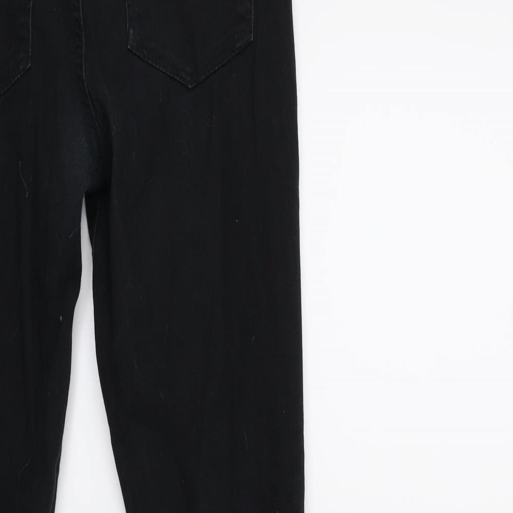 Denim & Co. Girls Black  Denim Skinny Jeans Size 10 Years
