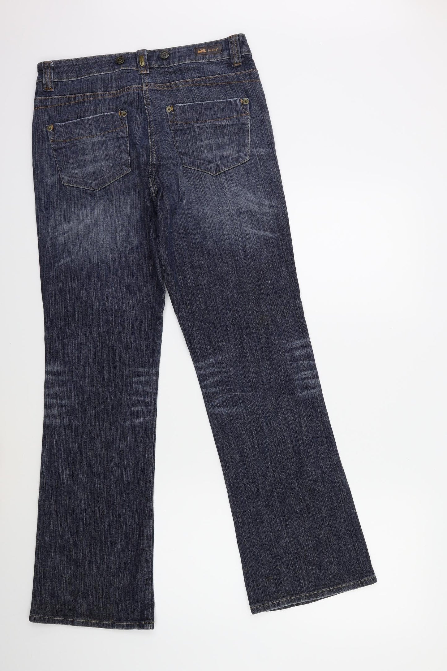 Love jeans Womens Blue  Denim Straight Jeans Size 36 in L30 in