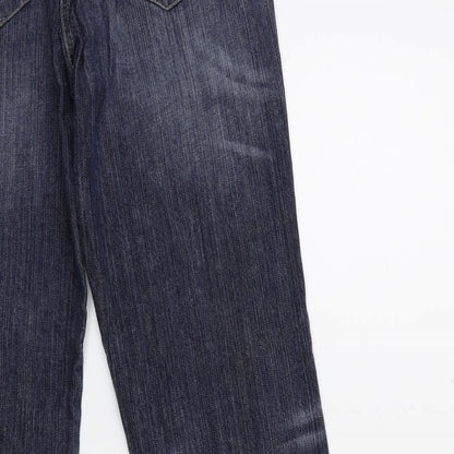 Love jeans Womens Blue  Denim Straight Jeans Size 36 in L30 in