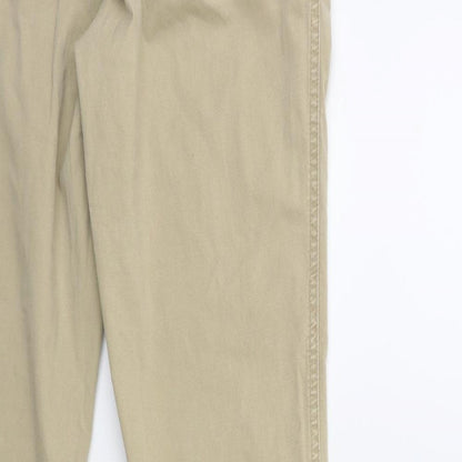 New Look Womens Beige   Trousers  Size 12 L28 in