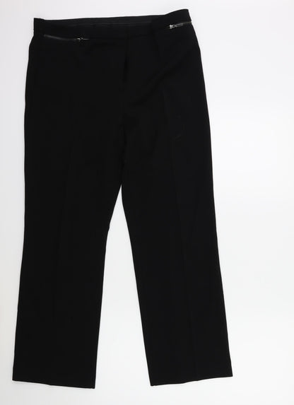 Marks and Spencer Womens Black   Trousers  Size 34 in L27 in